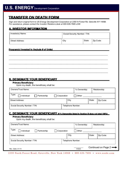 Change of <strong>Transfer</strong> on <strong>Death</strong> (TOD) Beneficiary <strong>Form</strong> PLEASE. . Computershare forms transfer on death